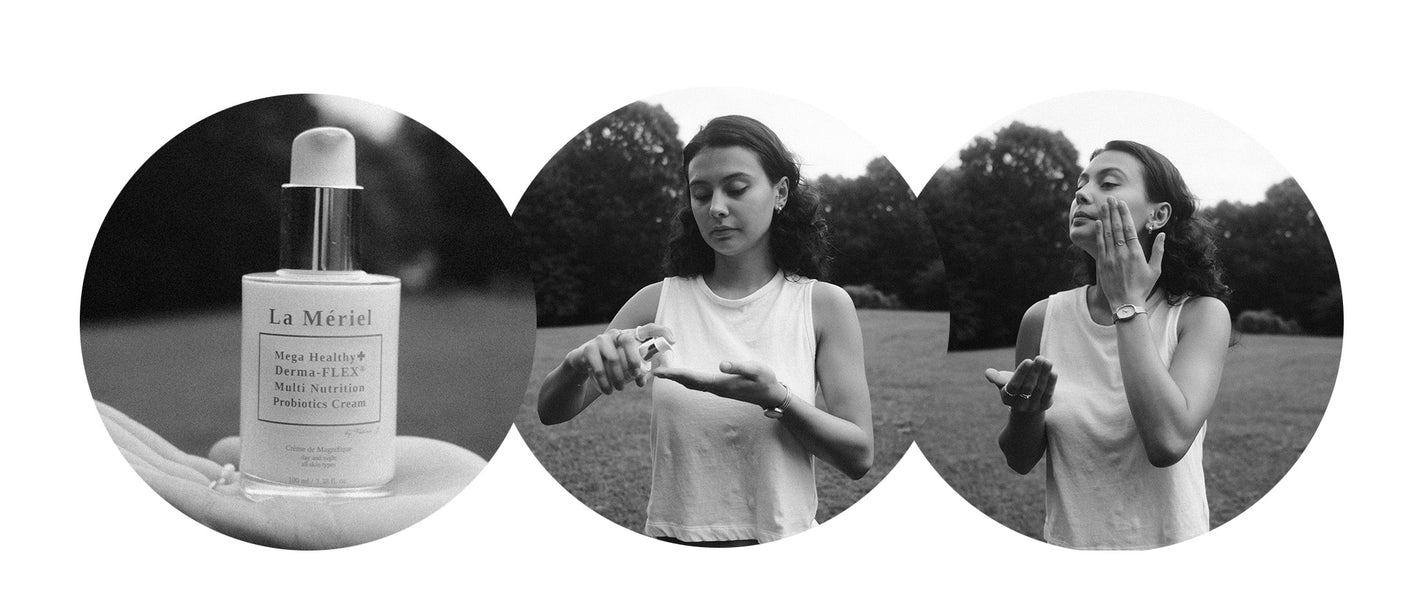 Images of client using Mega Healthy+ Derma-Flex Multi Nutrition Probiotics Cream